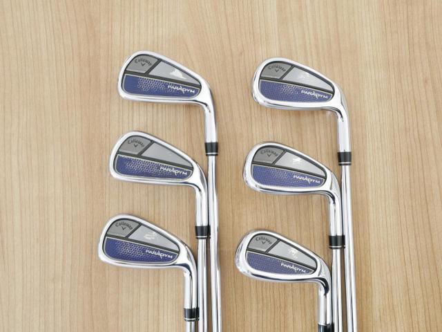 Iron set : Callaway : ชุดเหล็ก Callaway Paradym (ออกปี 2023 Japan Spec.) มีเหล็ก 6-Pw,Aw (6 ชิ้น) ก้านเหล็ก NS Pro 950 NEO Flex S