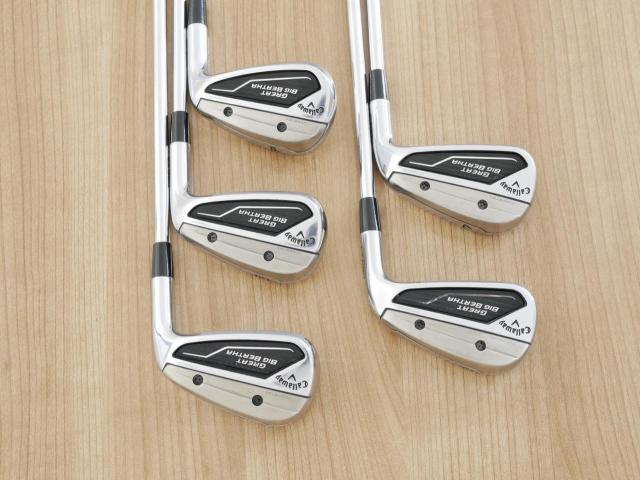 Iron set : Callaway : ชุดเหล็ก Callaway Great Big Bertha (ออกปี 2023 Japan Spec แพงสุด ตีง่ายสุด ไกล) มีเหล็ก 6-Pw (5 ชิ้น) ก้านเหล็ก Dynamic Gold 85 R300