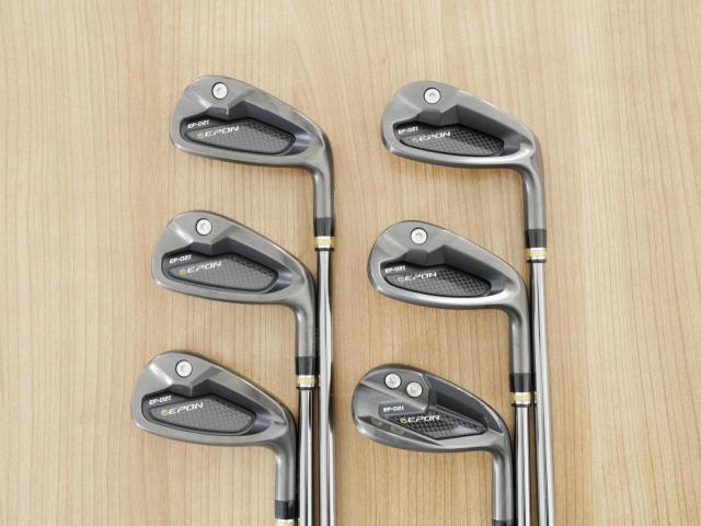 Iron set : Epon : ชุดเหล็ก EPON EF-02I Forged (ออกปี 2022 ใบใหญ่ ตีง่าย ไกล) มีเหล็ก 6-Pw,Aw (6 ชิ้น) สุดยอดก้าน Fujikura Diamond Speeder 10 Flex S