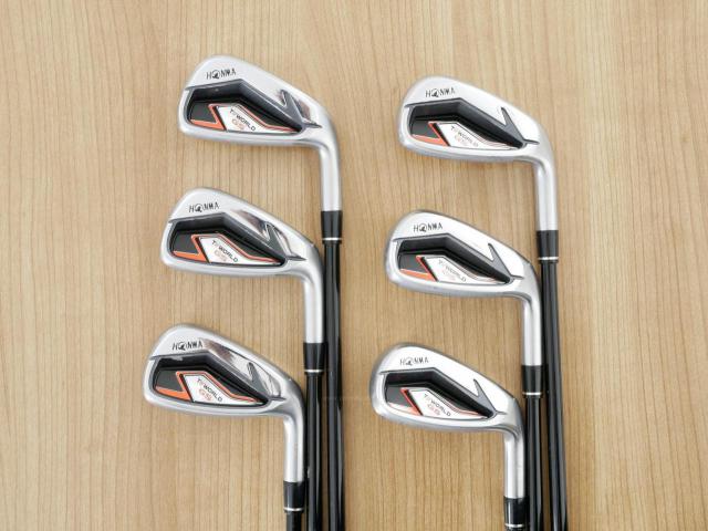 Iron set : Honma : ชุดเหล็ก Honma Tour World GS (ออกปี 2021 ใบใหญ่ ตีง่าย ไกล) มีเหล็ก 6-11 (6 ชิ้น) ก้านกราไฟต์ Honma Speedtuned 48 Flex SR