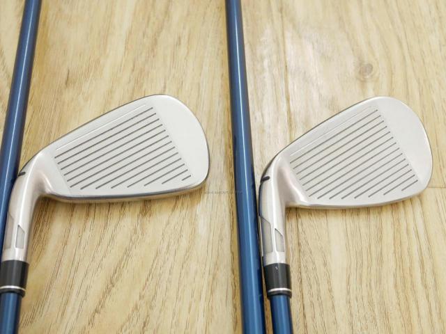 Iron set : Taylormade : ชุดเหล็ก Taylormade SIM 2 MAX OS (ออกปี 2021 Japan Spec. ตีไกลสุดๆ หน้าเด้ง เหล็ก 7 Loft 25.5) มีเหล็ก 5-Pw (6 ชิ้น) ก้านกราไฟต์ Mitsubishi TENSEI TM60 Flex R