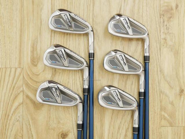 Iron set : Taylormade : ชุดเหล็ก Taylormade SIM 2 MAX OS (ออกปี 2021 Japan Spec. ตีไกลสุดๆ หน้าเด้ง เหล็ก 7 Loft 25.5) มีเหล็ก 5-Pw (6 ชิ้น) ก้านกราไฟต์ Mitsubishi TENSEI TM60 Flex R