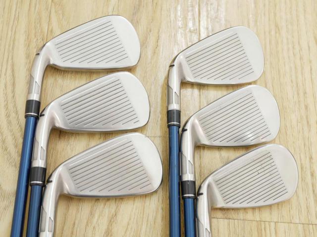 Iron set : Taylormade : ชุดเหล็ก Taylormade SIM 2 MAX OS (ออกปี 2021 Japan Spec. ตีไกลสุดๆ หน้าเด้ง เหล็ก 7 Loft 25.5) มีเหล็ก 5-Pw (6 ชิ้น) ก้านกราไฟต์ Mitsubishi TENSEI TM60 Flex R