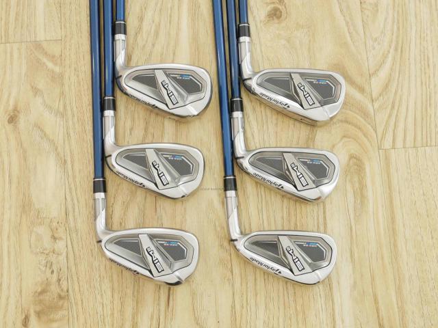 Iron set : Taylormade : ชุดเหล็ก Taylormade SIM 2 MAX OS (ออกปี 2021 Japan Spec. ตีไกลสุดๆ หน้าเด้ง เหล็ก 7 Loft 25.5) มีเหล็ก 5-Pw (6 ชิ้น) ก้านกราไฟต์ Mitsubishi TENSEI TM60 Flex R