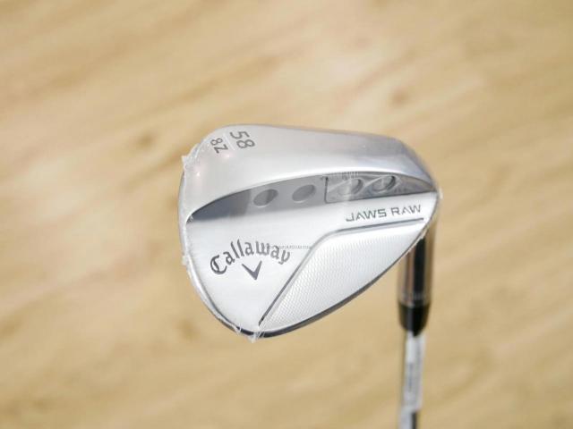 Wedge : Callaway : **ของใหม่ ยังไม่แกะพลาสติก** Wedge Callaway JAWS RAW (รุ่นใหม่ ปี 2023) Loft 58 ก้านเหล็ก NS Pro 950 NEO Flex S