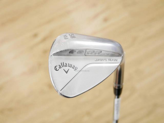 Wedge : Callaway : **ของใหม่ ยังไม่แกะพลาสติก** Wedge Callaway JAWS RAW (รุ่นใหม่ ปี 2023) Loft 58 ก้านเหล็ก NS Pro 950 NEO Flex S