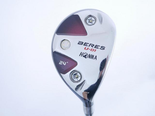 Fairway Wood : Honma : **มีบุบ ก้าน 3 ดาว** ไม้กระเทย Honma Beres U-01 Loft 24 ก้าน ARMRQ 6 (49) Flex R (3 ดาว)