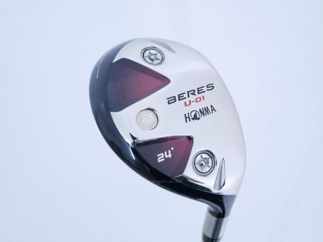 Fairway Wood : Honma : **มีบุบ ก้าน 3 ดาว** ไม้กระเทย Honma Beres U-01 Loft 24 ก้าน ARMRQ 6 (49) Flex R (3 ดาว)