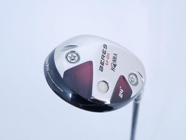 Fairway Wood : Honma : **มีบุบ ก้าน 3 ดาว** ไม้กระเทย Honma Beres U-01 Loft 24 ก้าน ARMRQ 6 (49) Flex R (3 ดาว)