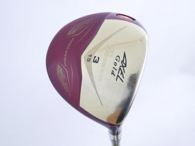 Fairway Wood : Tsuruya : หัวไม้ 3 Tsuruya AXEL Gold Premium IV (รุ่นปี 2021 ตัวท๊อป ของใหม่ 2 หมื่นกว่า) Loft 15 Flex S