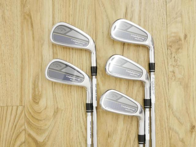 Iron set : Callaway : **ของใหม่ ยังไม่แกะพลาสติก** ชุดเหล็ก Callaway Paradym Max Fast Forged (รุ่นปี 2023 ตีง่ายสุด ไกลสุดของ Callaway Japan Spec.) มีเหล็ก 6-Pw (5 ชิ้น) ก้านเหล็ก NS Pro ZELOS 7 Flex S