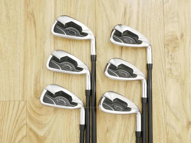 Iron set : Callaway : ชุดเหล็ก Callaway Collection (ตีง่าย ไกล) มีเหล็ก 5-Pw (6 ชิ้น) ก้านกราไฟต์ Flex R