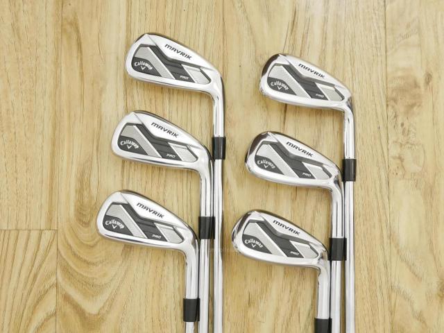 Iron set : Callaway : ชุดเหล็ก Callaway Mavrik Pro (ออกปี 2020) มีเหล็ก 5-Pw (6 ชิ้น) ก้านเหล็ก NS Pro 950 NEO Flex S