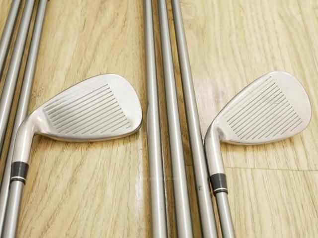 Iron set : Taylormade : ชุดเหล็ก Taylormade RAC r5 มีเหล็ก 5-Pw,Aw,Sw (8 ชิ้น) ก้านกราไฟต์ Flex R