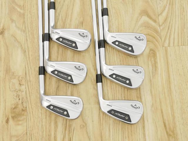 Iron set : Callaway : ชุดเหล็ก Callaway APEX Pro Forged (รุ่นล่าสุด ปี 2024) มีเหล็ก 5-Pw (6 ชิ้น) ก้านเหล็ก NS Pro Modus 105 Flex S