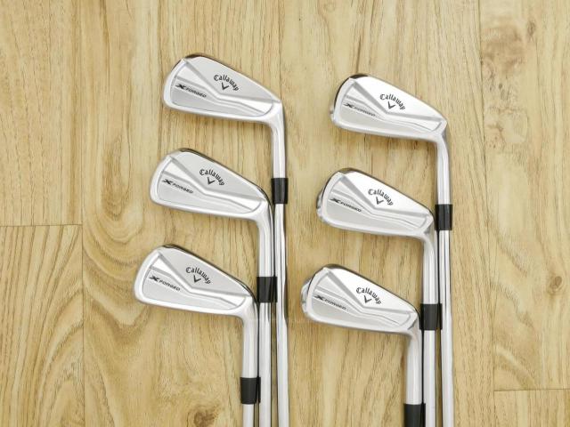 Iron set : Callaway : ชุดเหล็ก Callaway X Forged (รุ่นล่าสุด ปี 2024 นุ่ม แน่น หล่อมาก) มีเหล็ก 5-Pw (6 ชิ้น) ก้านเหล็ก NS Pro Modus 105 Flex S