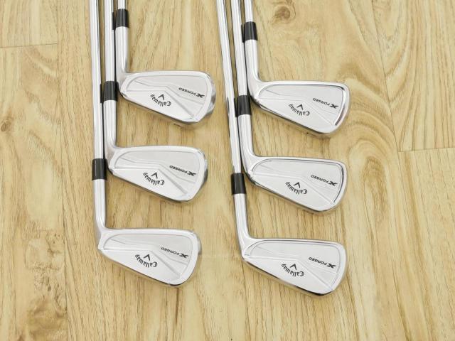 Iron set : Callaway : ชุดเหล็ก Callaway X Forged (รุ่นล่าสุด ปี 2024 นุ่ม แน่น หล่อมาก) มีเหล็ก 5-Pw (6 ชิ้น) ก้านเหล็ก NS Pro Modus 105 Flex S