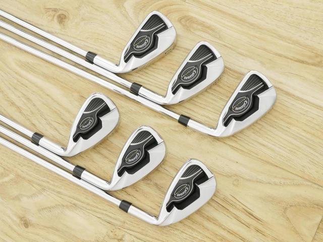 Iron set : Callaway : ชุดเหล็ก Callaway Collection (ตีง่าย ไกล Japan Spec) มีเหล็ก 5-Pw (6 ชิ้น) ก้านเหล็ก GS90 CPT R300