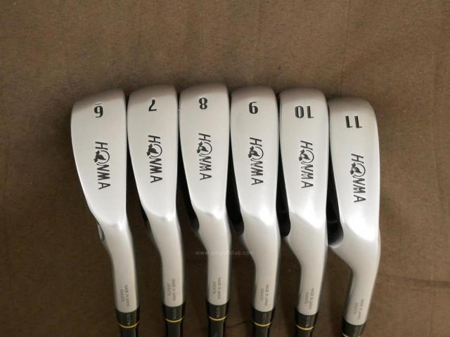 Iron set : Honma : ชุดเหล็ก Honma AMAZING Spec (หน้าเด้ง โกงองศาสุดๆ ไกลที่สุด) มีเหล็ก 6-11 (6 ชิ้น) ก้านกราไฟต์ Flex R