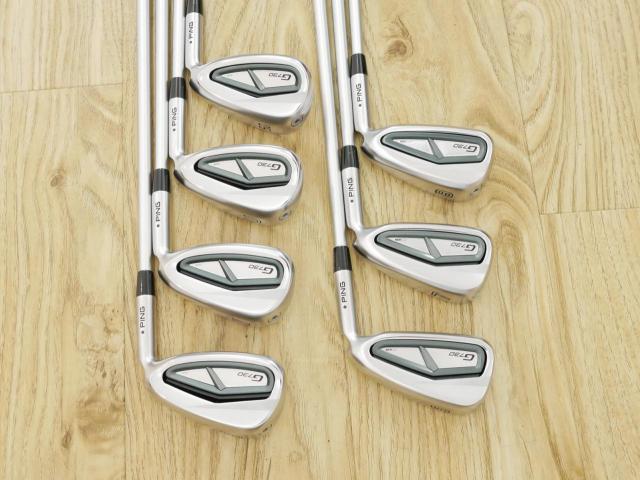 Iron set : Ping : ชุดเหล็ก Ping G730 (รุ่นล่าสุด ปี 2024 Japan Spec. ใบใหญ่ ง่ายที่สุด ไกลที่สุดของ Ping) มีเหล็ก 6-Pw,Aw,50 (7 ชิ้น) ก้านกราไฟต์ Fujikura HL45 Flex R