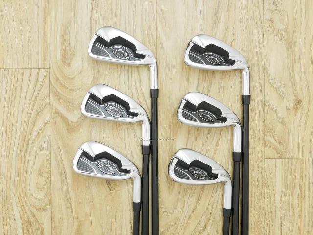 Iron set : Callaway : ชุดเหล็ก Callaway Collection (ตีง่าย ไกล) มีเหล็ก 5-Pw (6 ชิ้น) ก้านกราไฟต์ Flex R