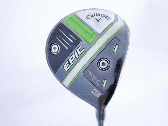 Fairway Wood : callaway : หัวไม้ 3 Callaway EPIC MAX (รุ่นปี 2021) Loft 15 ก้าน Mitsubishi Diamana 40 Flex R