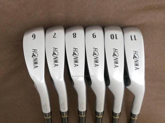 Iron set : Honma : ชุดเหล็ก Honma AMAZING Spec (หน้าเด้ง โกงองศาสุดๆ ไกลที่สุด) มีเหล็ก 6-11 (6 ชิ้น) ก้านกราไฟต์ Flex R