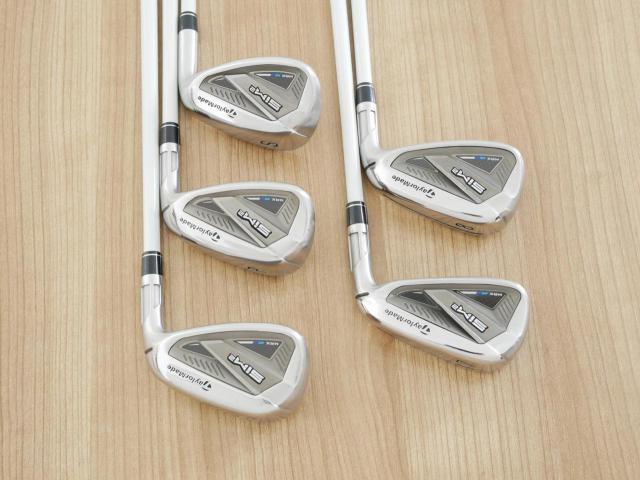 Lady club : All : ชุดเหล็ก Taylormade SIM 2 MAX (ออกปี 2021 Japan Spec.) มีเหล็ก 7-Pw,Sw (5 ชิ้น) ก้านกราไฟต์ Mitsubishi TENSEI TM40 Flex L