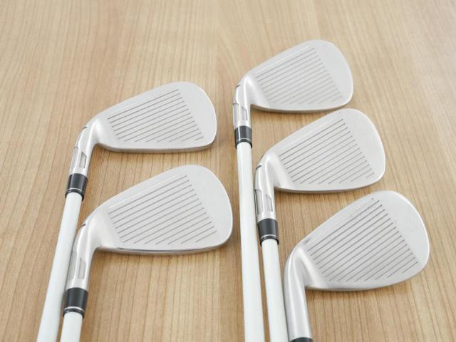 Lady club : All : ชุดเหล็ก Taylormade SIM 2 MAX (ออกปี 2021 Japan Spec.) มีเหล็ก 7-Pw,Sw (5 ชิ้น) ก้านกราไฟต์ Mitsubishi TENSEI TM40 Flex L