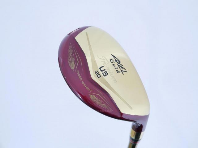 Fairway Wood : Tsuruya : ไม้กระเทย Tsuruya AXEL Gold Premium IV (รุ่นปี 2021 ตัวท๊อป ของใหม่ 2 หมื่นกว่า) Loft 20 Flex R