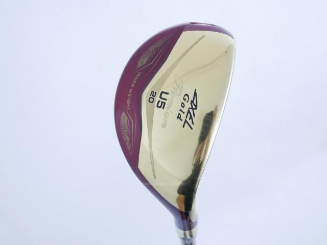 Fairway Wood : Tsuruya : ไม้กระเทย Tsuruya AXEL Gold Premium IV (รุ่นปี 2021 ตัวท๊อป ของใหม่ 2 หมื่นกว่า) Loft 20 Flex R