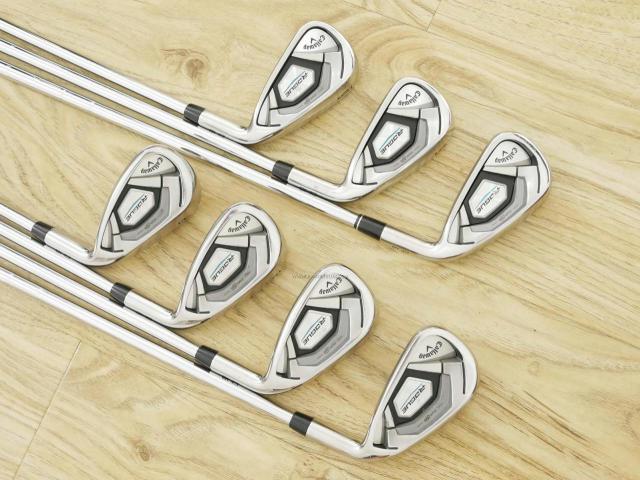 Iron set : Callaway : ชุดเหล็ก Callaway Rogue Star CF18 (ออกปี 2018 ตีง่าย ไกลมากๆ) มีเหล็ก 4-Pw (7 ชิ้น) ก้านเหล็ก NS Pro 950 Flex S