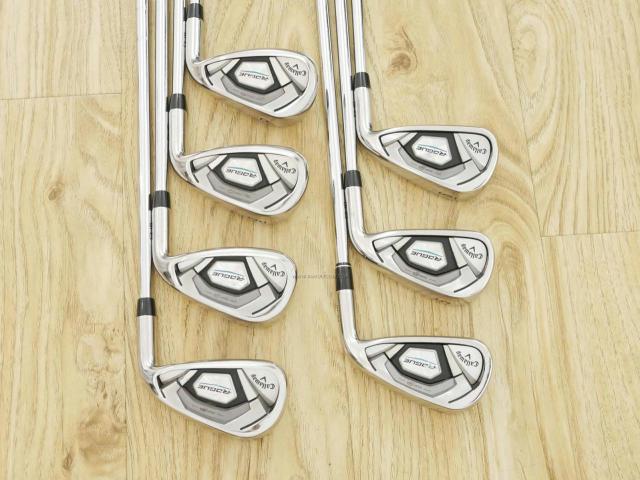 Iron set : Callaway : ชุดเหล็ก Callaway Rogue Star CF18 (ออกปี 2018 ตีง่าย ไกลมากๆ) มีเหล็ก 4-Pw (7 ชิ้น) ก้านเหล็ก NS Pro 950 Flex S