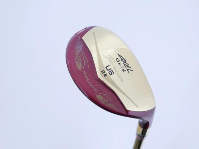 Fairway Wood : Tsuruya : ไม้กระเทย Tsuruya AXEL Gold Premium IV (รุ่นปี 2021 ตัวท๊อป ของใหม่ 2 หมื่นกว่า) Loft 24 Flex R