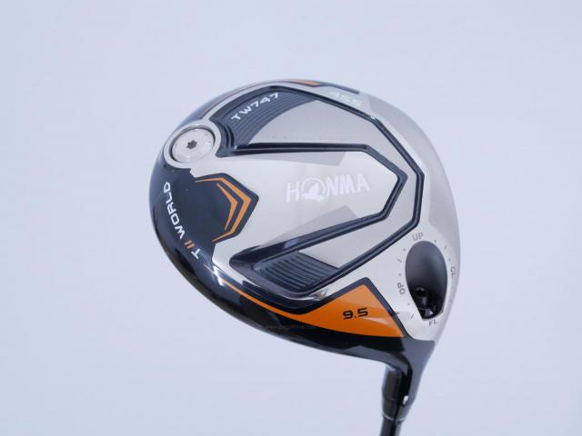 Driver : Honma : ไดรเวอร์ Honma Tour World TW747 455 (ออกปี 2019) Loft 9.5 ก้าน Honma Vizard 60 Flex R