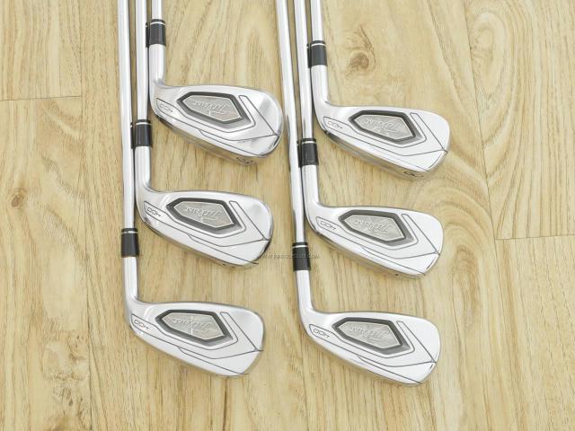 Iron set : Titleist : ชุดเหล็ก Titleist T400 (ตีง่ายที่สุด ไกลที่สุด ออกปี 2020) มีเหล็ก 6-Pw,43 (6 ชิ้น) ก้านเหล็ก NS Pro Zelos Flex R