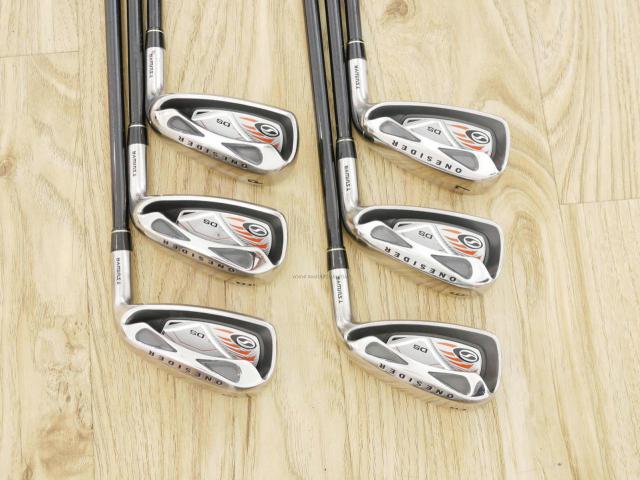 Iron set : Tsuruya : ชุดเหล็ก Tsuruya Onesider DS (ตีไกล) มีเหล็ก 5-Pw (6 ชิ้น) ก้านกราไฟต์ FLex R