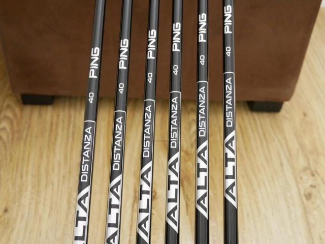 Iron set : Ping : ชุดเหล็ก Ping G710 (ปี 2021 Japan Spec. ใบใหญ่ ง่ายที่สุด ไกลที่สุดของ Ping) มีเหล็ก 5-Pw (6 ชิ้น) ก้านกราไฟต์ Ping ALTA Distanza 40 Flex R