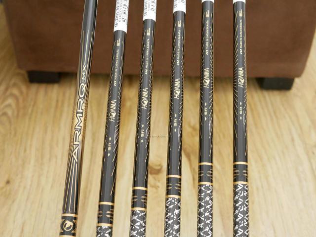 Iron set : Honma : **ของใหม่ ยังไม่แกะพลาสติก** ชุดเหล็ก Honma Beres Black Forged (รุ่นล่าสุด ปี 2022 สวยมากๆ) มีเหล็ก 6-11,Aw (7 ชิ้น เทียบเท่า 5-Pw,Aw) ก้าน ARMRQ MX Flex SR