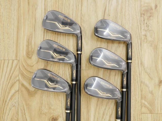 Iron set : Honma : **ของใหม่ ยังไม่แกะพลาสติก** ชุดเหล็ก Honma Beres Black Forged (รุ่นล่าสุด ปี 2022 สวยมากๆ) มีเหล็ก 6-11,Aw (7 ชิ้น เทียบเท่า 5-Pw,Aw) ก้าน ARMRQ MX Flex SR