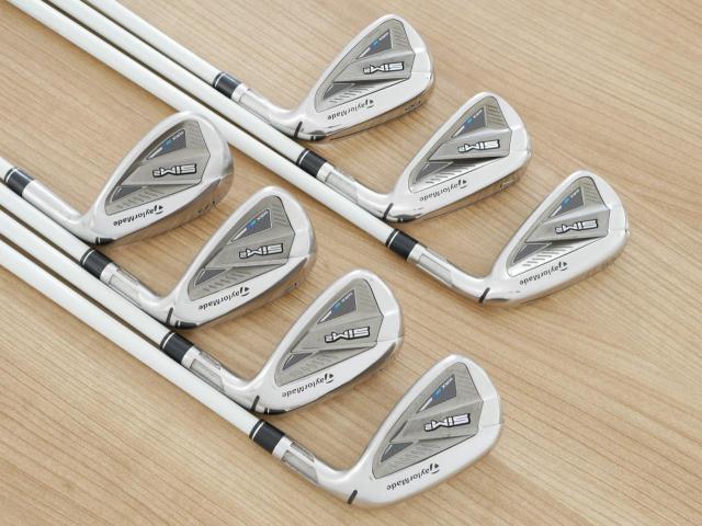 Lady club : All : ชุดเหล็ก Taylormade SIM 2 MAX (ออกปี 2021 Japan Spec.) มีเหล็ก 6-Pw,Aw,Sw (7 ชิ้น) ก้านกราไฟต์ Mitsubishi TENSEI TM40 Flex L