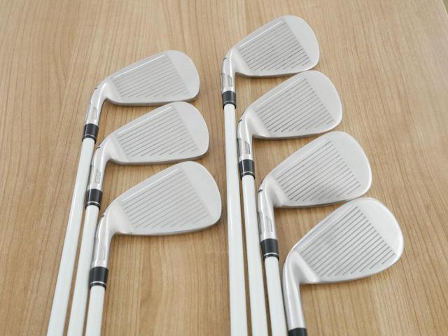 Lady club : All : ชุดเหล็ก Taylormade SIM 2 MAX (ออกปี 2021 Japan Spec.) มีเหล็ก 6-Pw,Aw,Sw (7 ชิ้น) ก้านกราไฟต์ Mitsubishi TENSEI TM40 Flex L