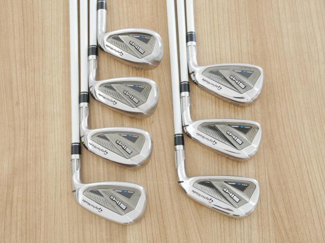 Lady club : All : ชุดเหล็ก Taylormade SIM 2 MAX (ออกปี 2021 Japan Spec.) มีเหล็ก 6-Pw,Aw,Sw (7 ชิ้น) ก้านกราไฟต์ Mitsubishi TENSEI TM40 Flex L