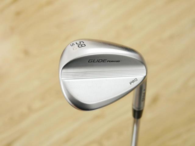 Wedge : Other : Wedge Ping Glide Forged Pro (รุ่นปี 2022) Loft 58 ก้านเหล็ก NS Pro Modus 120 Flex S