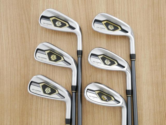 Iron set : Taylormade : ชุดเหล็ก Taylormade Gloire G (รุ่นท๊อปสุด ตีไกลมากๆ เหล็ก 7 Loft 26.5 หน้าเด้ง) มีเหล็ก 6-Pw,Aw (6 ชิ้น) ก้านกราไฟต์ Flex S