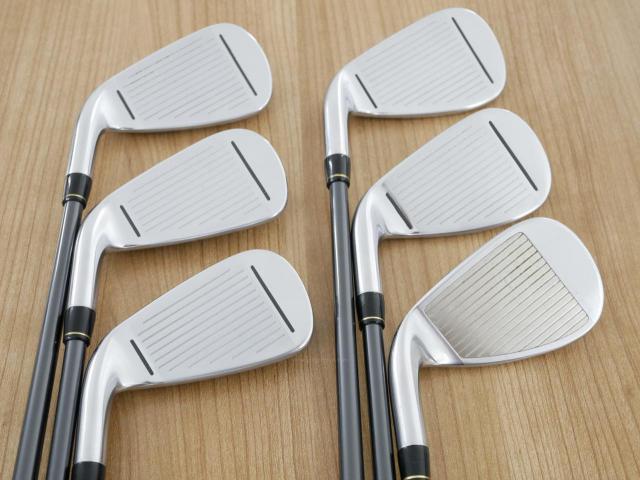 Iron set : Taylormade : ชุดเหล็ก Taylormade Gloire G (รุ่นท๊อปสุด ตีไกลมากๆ เหล็ก 7 Loft 26.5 หน้าเด้ง) มีเหล็ก 6-Pw,Aw (6 ชิ้น) ก้านกราไฟต์ Flex S