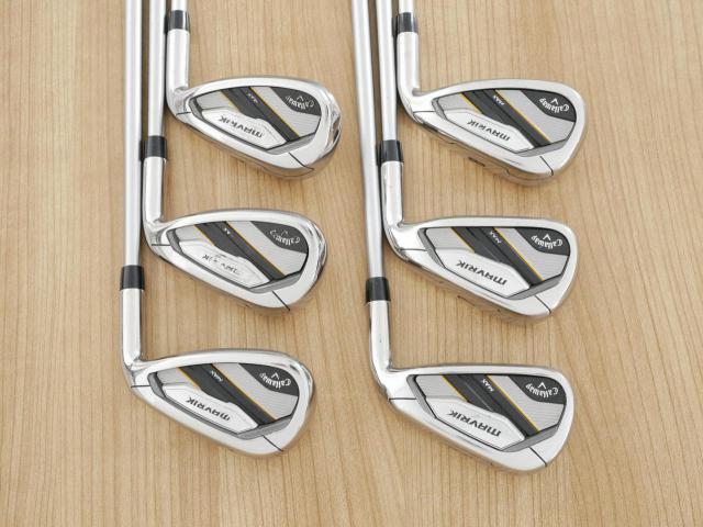 Iron set : Callaway : ชุดเหล็ก Callaway Mavrik MAX (ออกปี 2020 ตีง่าย ไกลมากๆ) มีเหล็ก 6-Pw,Aw (6 ชิ้น) ก้านกราไฟต์ Mitsubishi Diamana 40 Flex SR