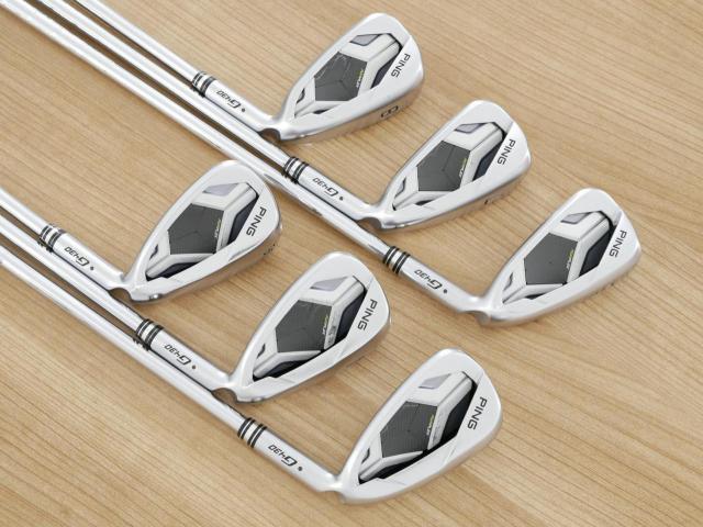 Iron set : Ping : ชุดเหล็ก Ping G430 (ออกปี 2023 Japan Spec. ใบใหญ่ ง่าย ไกล) มีเหล็ก 6-W,45 (6 ชิ้น) ก้านเหล็ก NS Pro 850 NEO Flex S