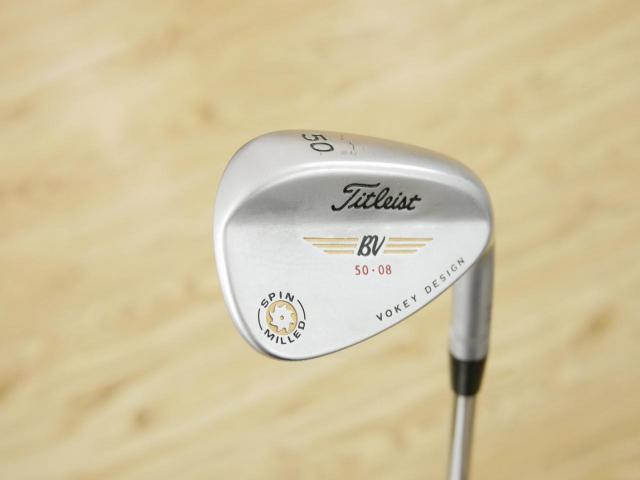 Wedge : Other : Wedge Titleist Vokey Design SPIN MILLED Loft 50 ก้านเหล็ก KBS Wedge