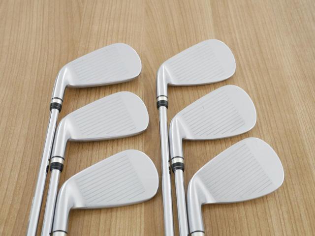 Iron set : PRGR : ชุดเหล็กกระเทย PRGR Egg PF Forged (รุ่นปี 2019 ตีง่ายและไกลมากๆ โกงสุดๆ) มีเหล็ก 6-Pw,Aw (6 ชิ้น) ก้านเหล็ก NS Pro 85 Flex SR